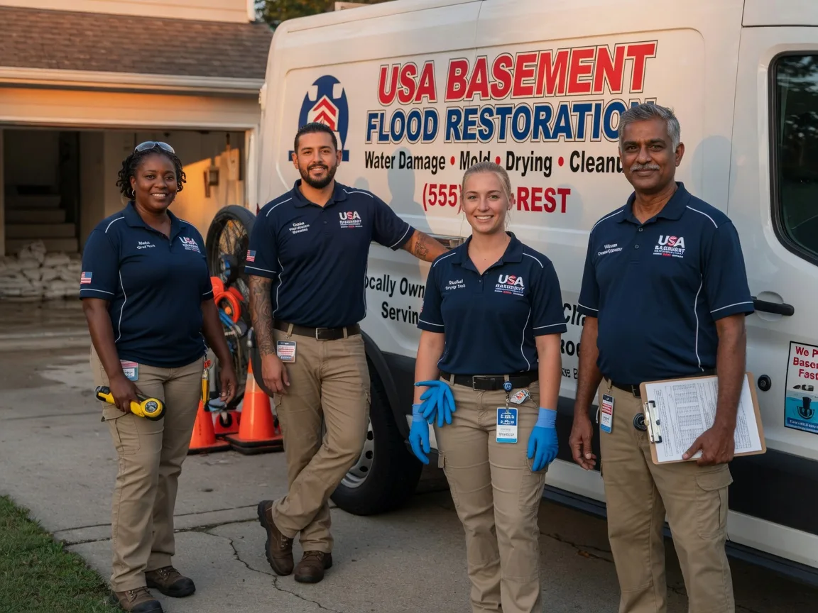Basement Flood Cleanup company in Camden, OH
