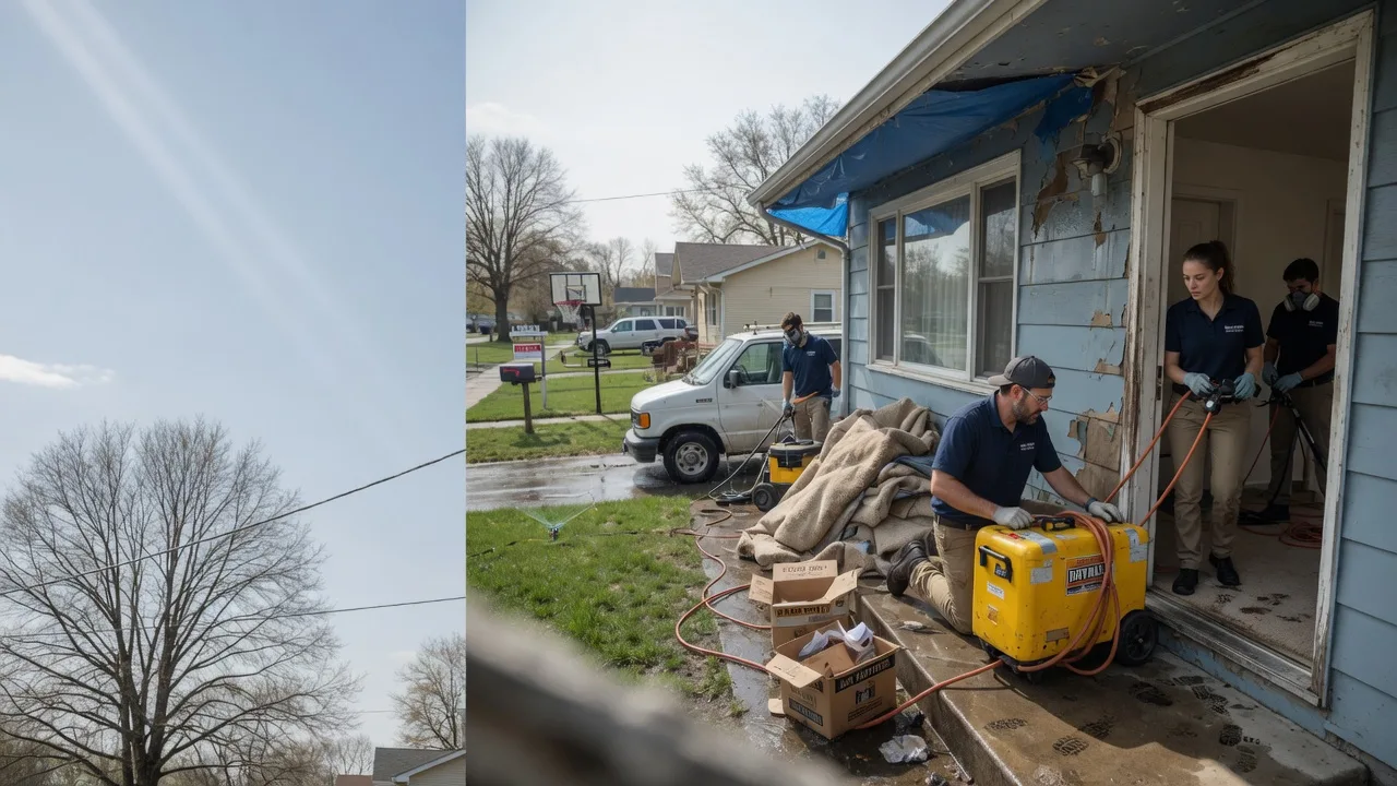 Basement Flood Cleanup in Camden, OH near me